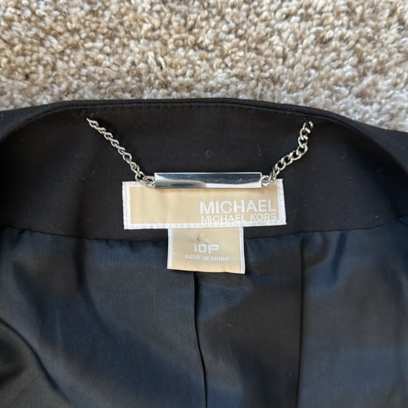 Michael Kors Snake Skin Print Jacket size 10P - Picture 7 of 11